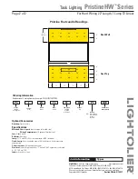 Предварительный просмотр 2 страницы Lightolier PristineHW Series Specification