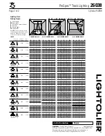 Preview for 2 page of Lightolier ProSpec 26038 Specification