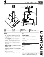 Lightolier ProSpec 26230 Specification предпросмотр