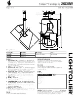 Lightolier ProSpec 26238W Specification preview