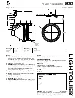 Lightolier ProSpec 26383 Specification preview