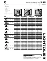 Preview for 2 page of Lightolier ProSpec 26383 Specification