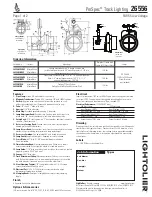 Предварительный просмотр 1 страницы Lightolier ProSpec 26556 Specification