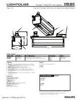 Lightolier ProSpec 37B20E Specification предпросмотр