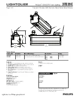 Lightolier ProSpec 37B39E Specification предпросмотр