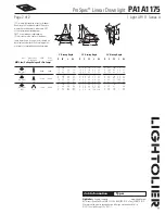 Предварительный просмотр 2 страницы Lightolier ProSpec PA1A1175 Specification