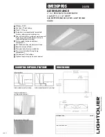 Lightolier QVE2GPFOS Specification preview