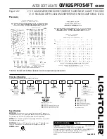 Preview for 2 page of Lightolier QVH2GPFOS4FT Specification