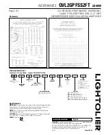 Preview for 2 page of Lightolier QVL2GPFSS2FT Specification