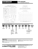 Предварительный просмотр 2 страницы Lightolier QVS2GPASQ2TT Specification