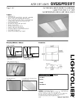 Lightolier QVS2GPFOS1FT Specification предпросмотр