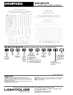 Предварительный просмотр 2 страницы Lightolier QVS2GPTOS232 Specification
