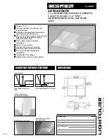 Lightolier QVS2GPTOS2FT Specification предпросмотр