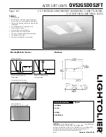 Lightolier QVS2GSDOS2FT Specification preview