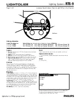 Lightolier RT6-9 Specification Sheet предпросмотр