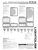 Предварительный просмотр 2 страницы Lightolier SC Series Specification