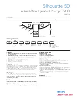 Lightolier Silhouette SD Specification предпросмотр