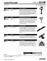 Preview for 3 page of Lightolier SL110B Specification