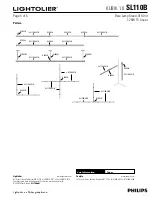 Preview for 5 page of Lightolier SL110B Specification