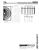 Предварительный просмотр 2 страницы Lightolier SL403A Specification