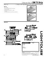 Lightolier SM T5 Strip Specification preview