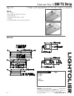 Lightolier SM T5 Strip Specification предпросмотр