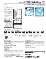 Предварительный просмотр 2 страницы Lightolier SPECPLUS SPS2GFSVA26U Specification