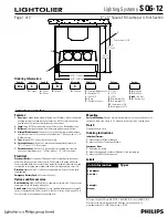 Предварительный просмотр 1 страницы Lightolier SQ6-12 Specification