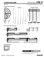 Предварительный просмотр 2 страницы Lightolier SQ6-12 Specification