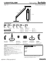 Lightolier Surfside Specification предпросмотр