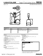 Предварительный просмотр 1 страницы Lightolier Tangent FXESS Specification