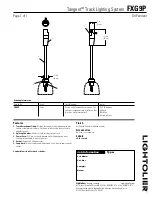 Предварительный просмотр 1 страницы Lightolier Tangent FXG9P Specification