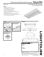 Предварительный просмотр 1 страницы Lightolier TriLyte FH4 Specification