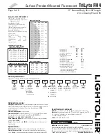 Preview for 2 page of Lightolier TriLyte FH4 Specification