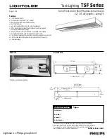 Lightolier TSF Series Specification предпросмотр