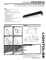 Lightolier VPA1G12PR132 Specification предпросмотр