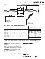 Lightolier Xceed 1050SQSLW Specification preview