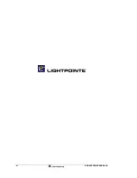 Предварительный просмотр 8 страницы LightPointe FlightLite 100 Installation And Maintenance Manual