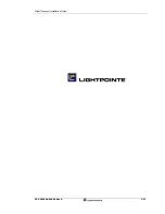 Предварительный просмотр 45 страницы LightPointe FlightLite 100 Installation And Maintenance Manual