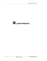 Предварительный просмотр 48 страницы LightPointe FlightLite 100 Installation And Maintenance Manual