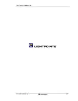 Предварительный просмотр 55 страницы LightPointe FlightLite 100 Installation And Maintenance Manual