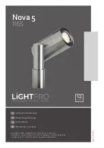 Предварительный просмотр 1 страницы LightPro 116S User Manual