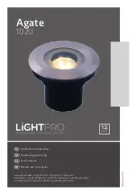 LightPro Agate 102U User Manual предпросмотр