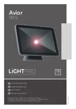 Предварительный просмотр 1 страницы LightPro Avior 181S User Manual