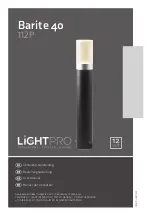 LightPro Barite 40 112P User Manual предпросмотр