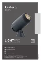 Предварительный просмотр 1 страницы LightPro Castor 9 180S User Manual