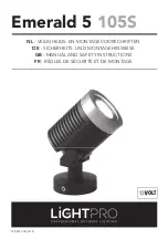 Preview for 1 page of LightPro Emerald 5 105S Manual And Safety Instructions