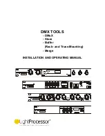 LightProcessor Buffer Installation And Operating Manual preview