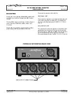 Preview for 1 page of Lightronics DI-104 Owner'S Manual