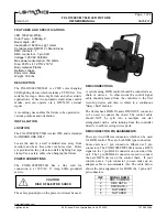 Preview for 1 page of Lightronics FXLD100ECMY26B Owner'S Manual